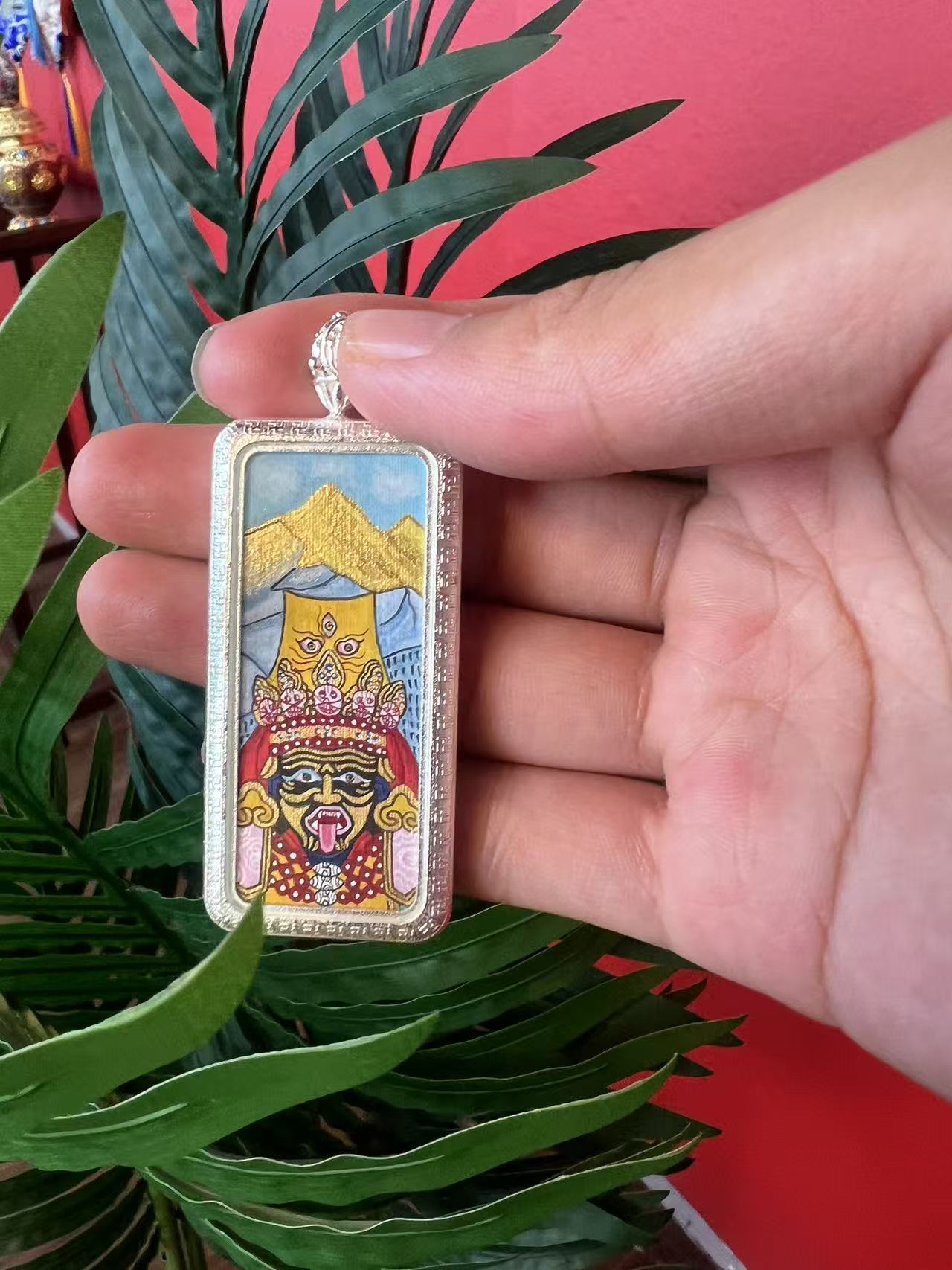 【师姐】扎基拉姆1*4精品冈仁波齐真金矿物绘制唐卡真品西藏纯手工