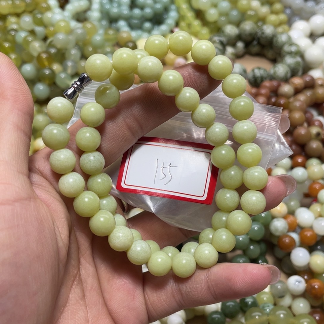 蛇纹石玉未镶嵌手串