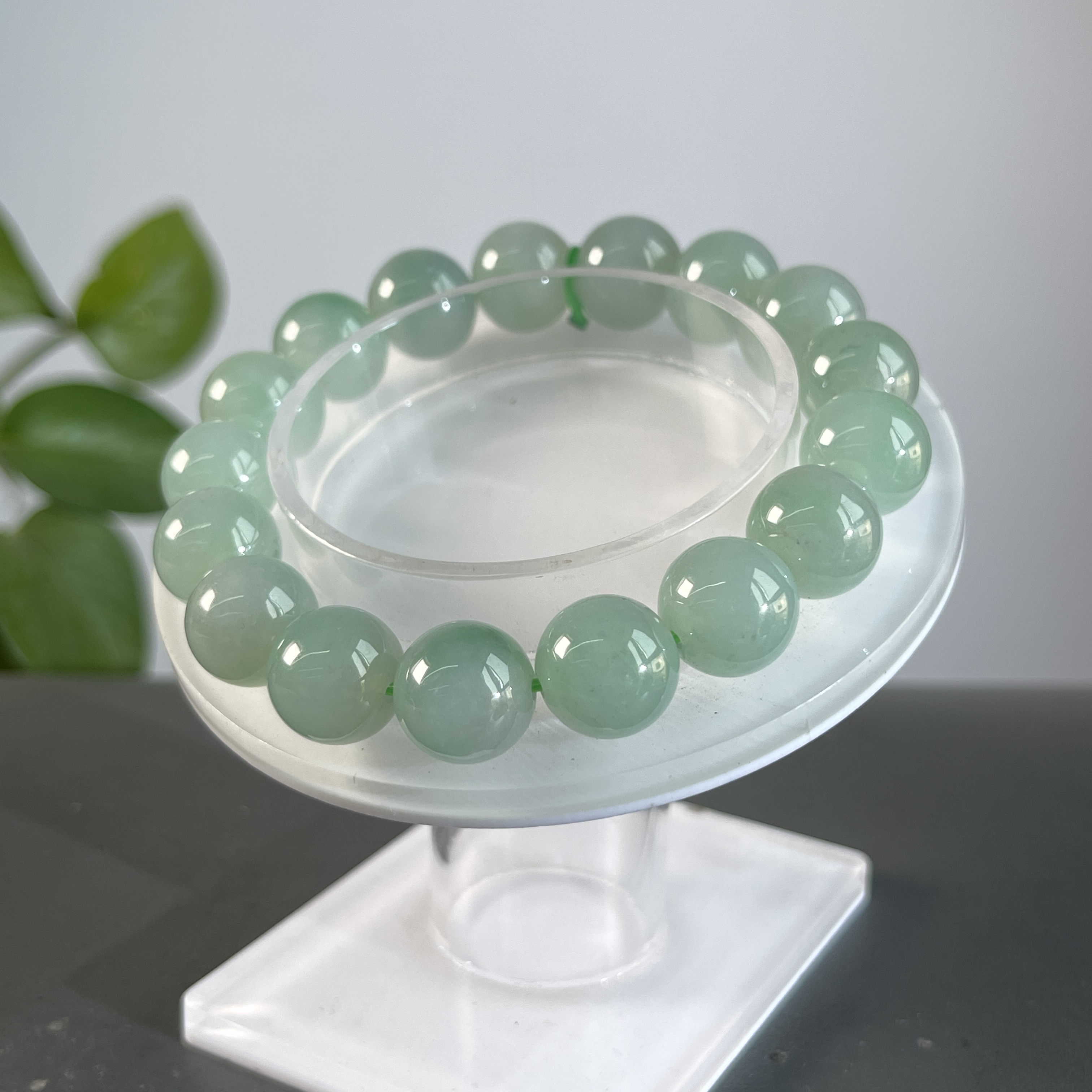 JGB09-169  天然缅甸A货翡翠  翡翠手串