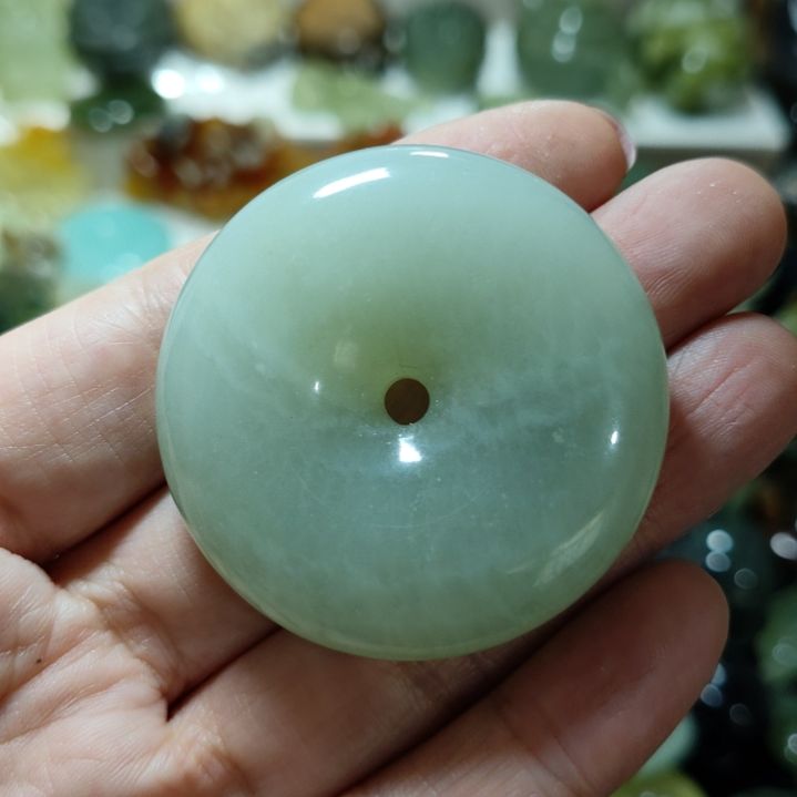 岫玉平安扣未镶嵌