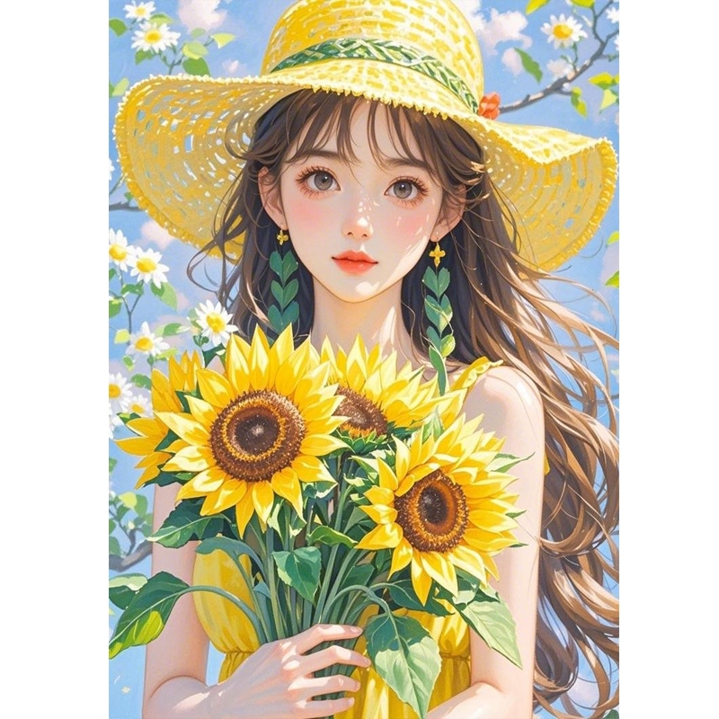 旅途时光 大格68✖️85厘米60色满绣（袋装）