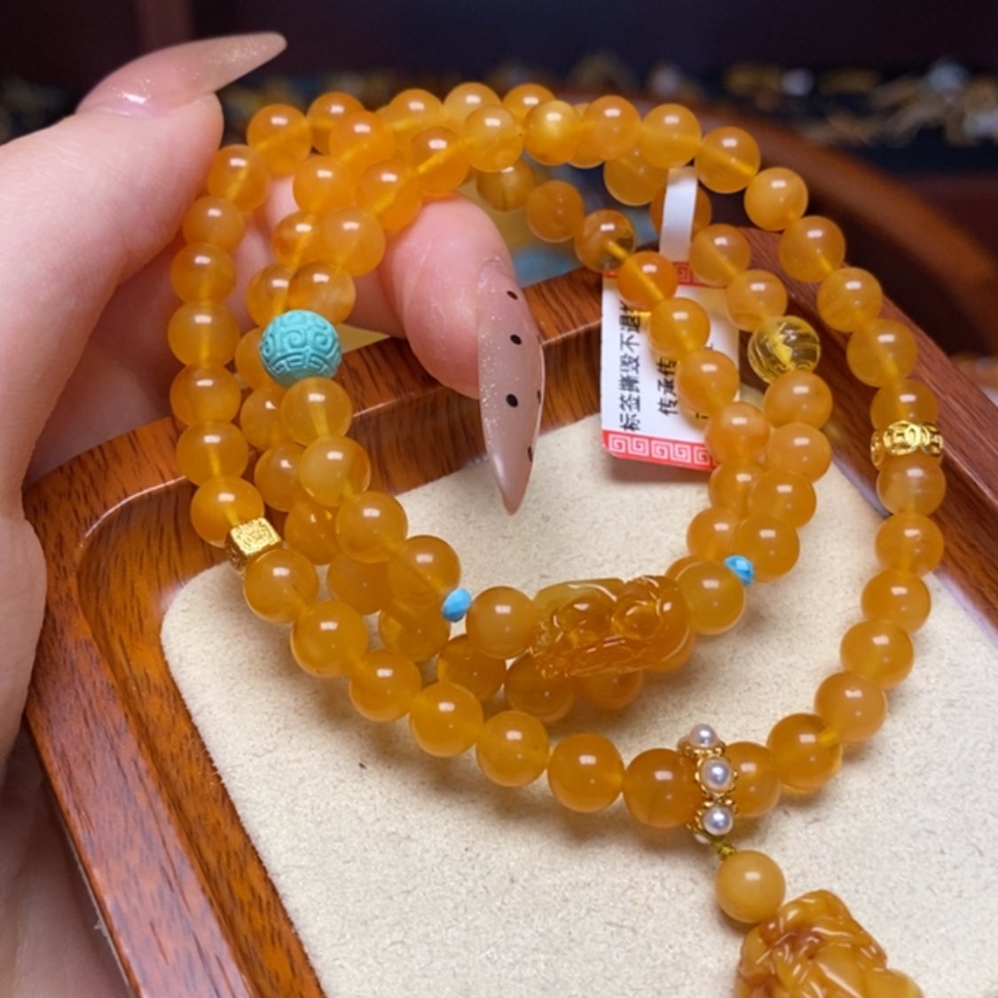 【闪购商品】蜜蜡手链未镶嵌手串