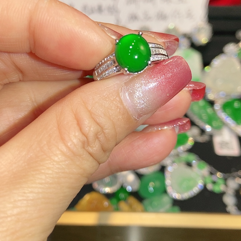 【闪购商品】未镶嵌戒指翡翠天然翡翠