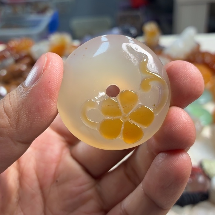 未镶嵌吊坠(不含链)玛瑙/玉髓