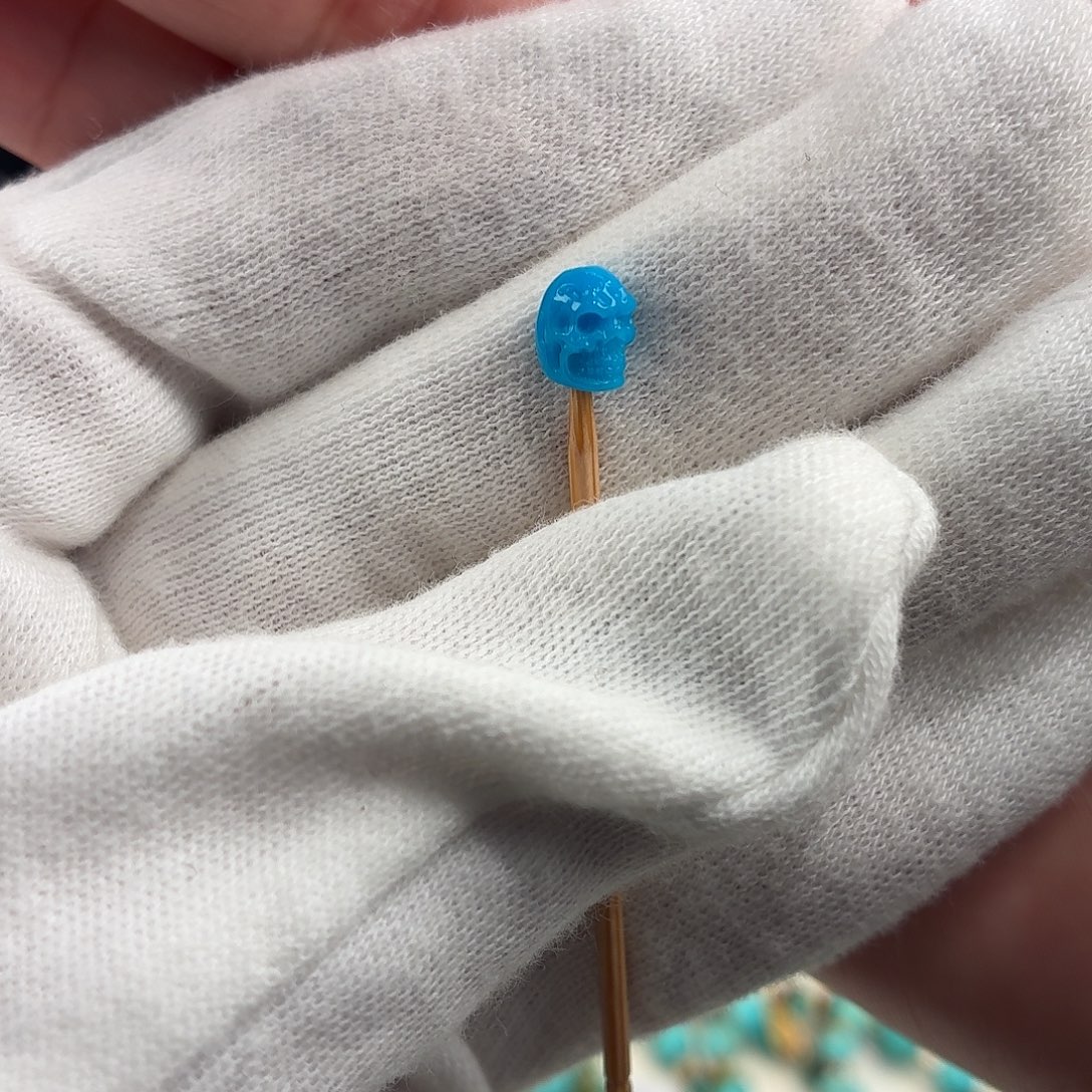 绿松石未镶嵌配饰7+mm