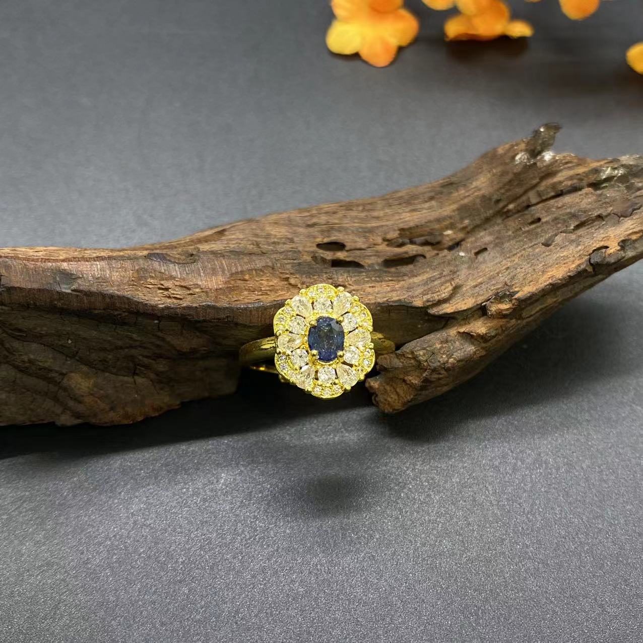 【初见珠宝】蓝宝石戒指1-1C87X61【多样性发一件】