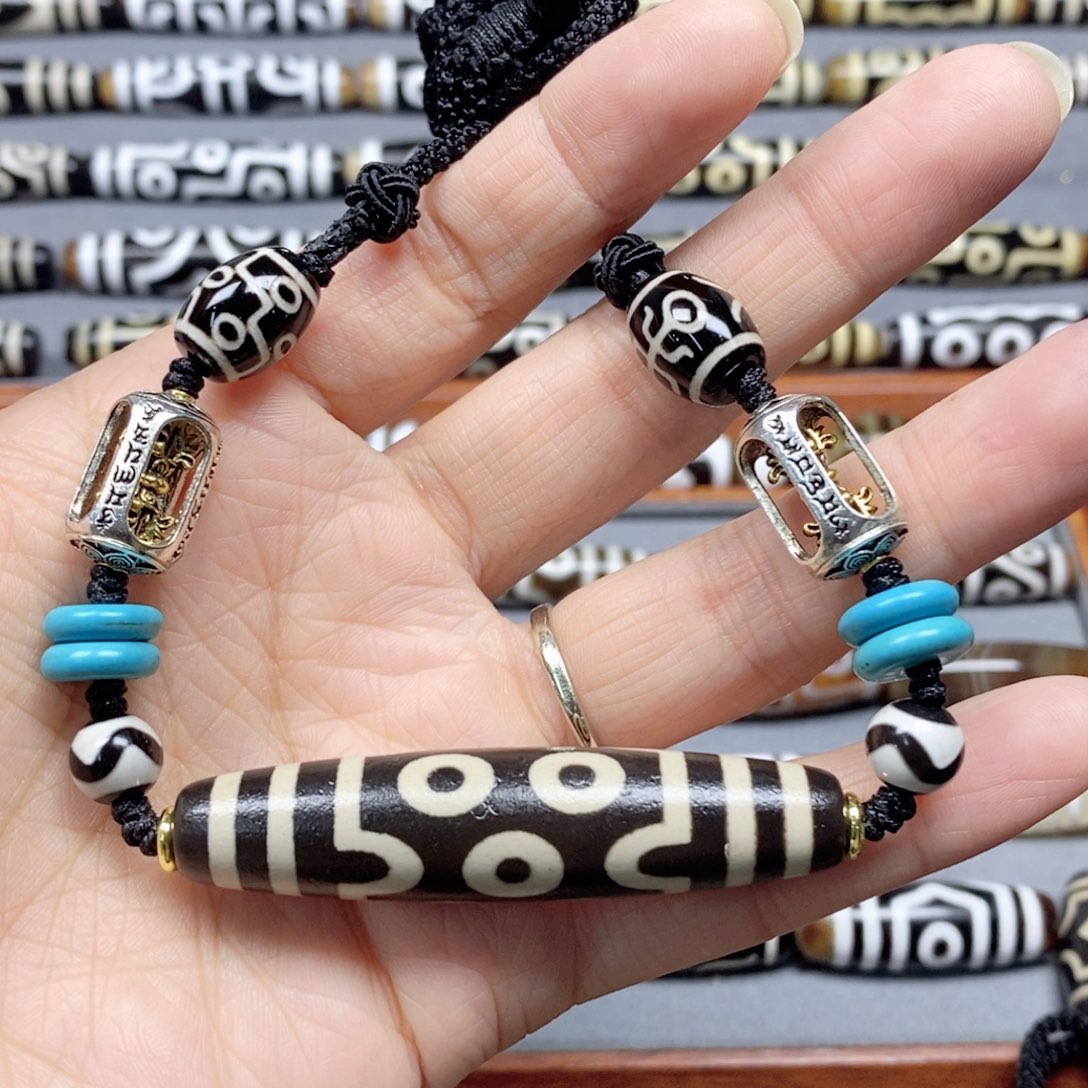 天***青玛瑙/玉髓未镶嵌颈饰