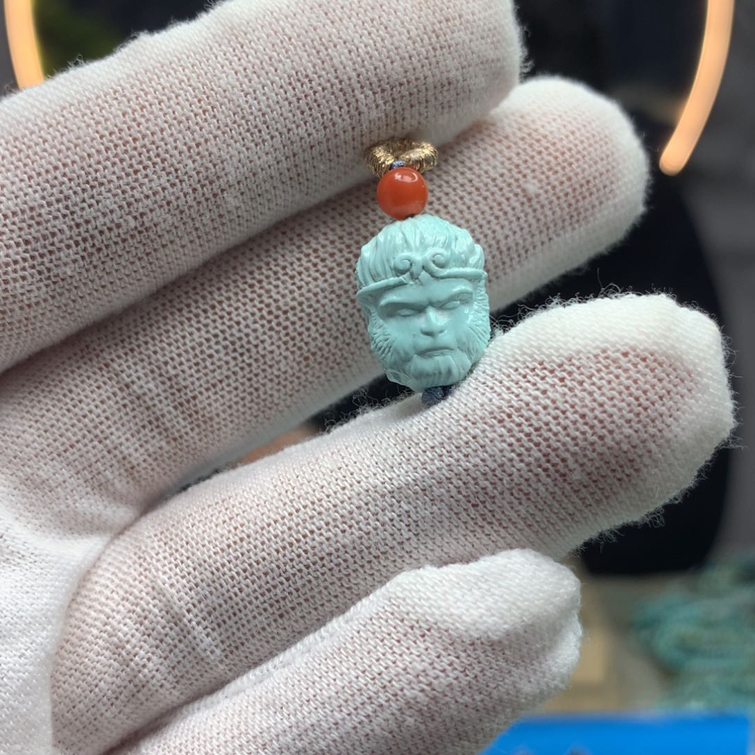 绿松石挂件未镶嵌