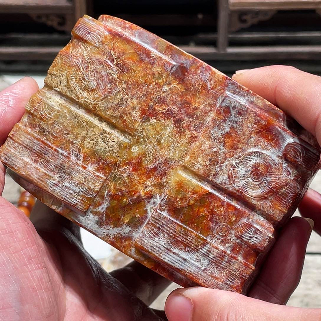 共***光和田玉（糖玉）未镶嵌挂件