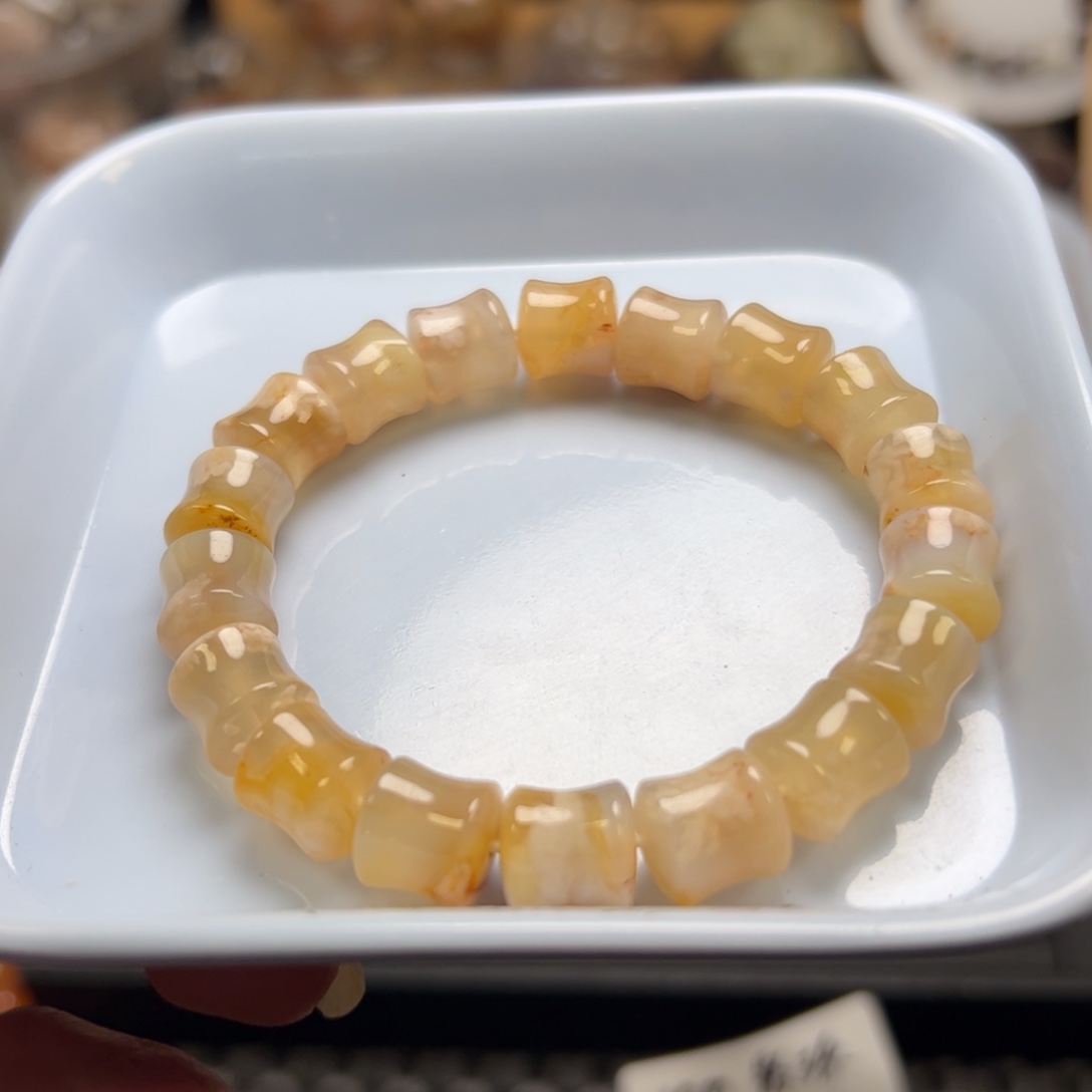 未镶嵌玛瑙/玉髓珠宝半成品