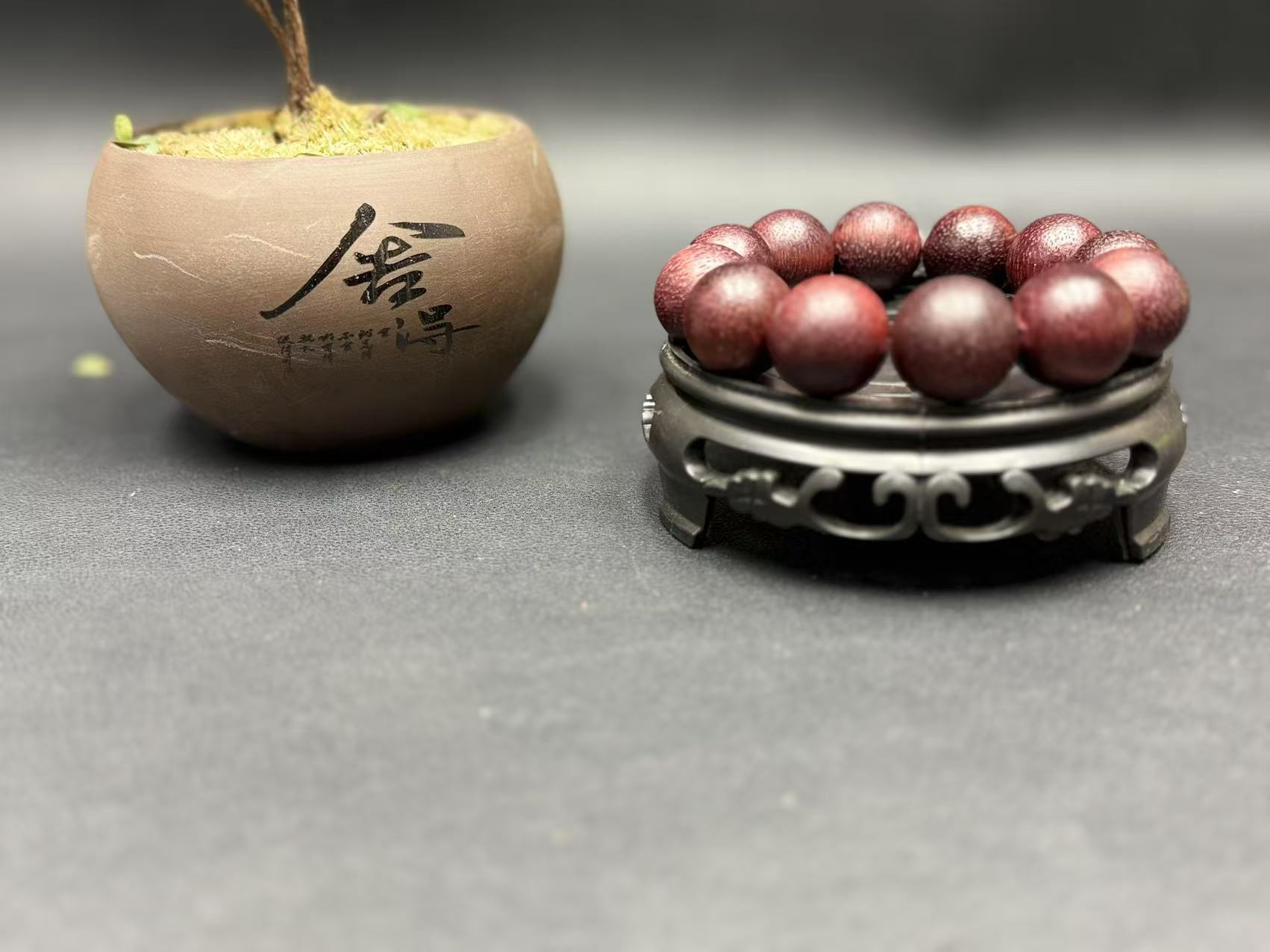 【小茜】R043沉木圆珠手串