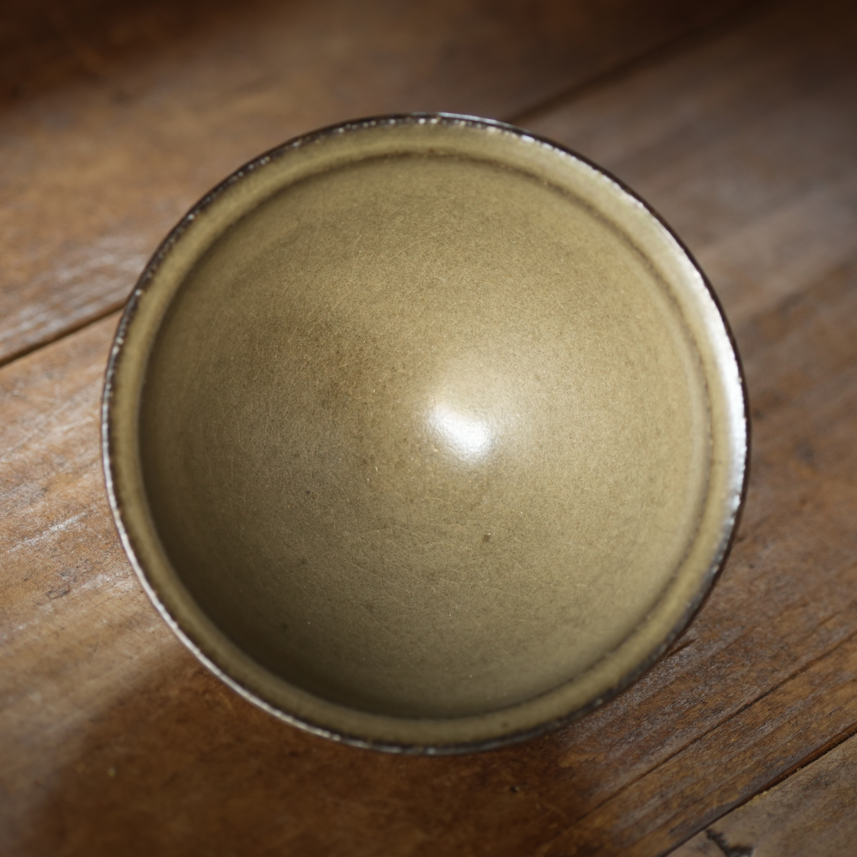 五里亭龙窑精选建盏主人杯矮束口茶沫贝编号65290