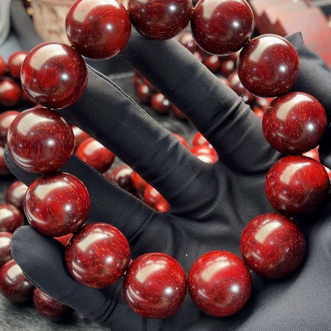 小***盖小叶紫檀手串/手链原汁原味满星