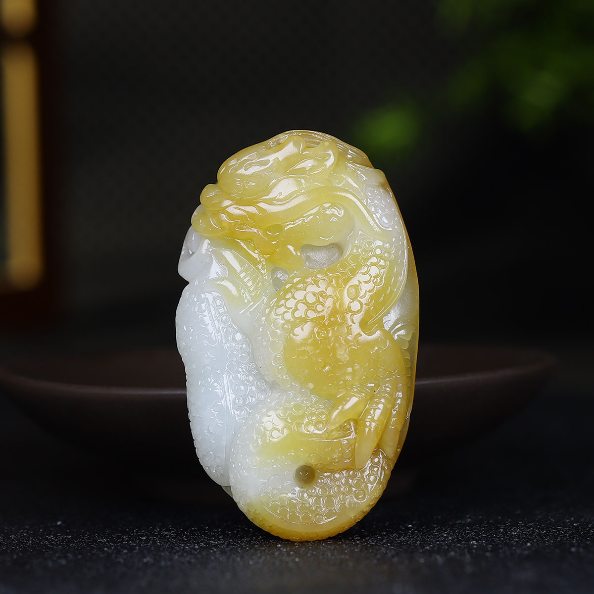 1206132和田玉糖白玉生意兴隆