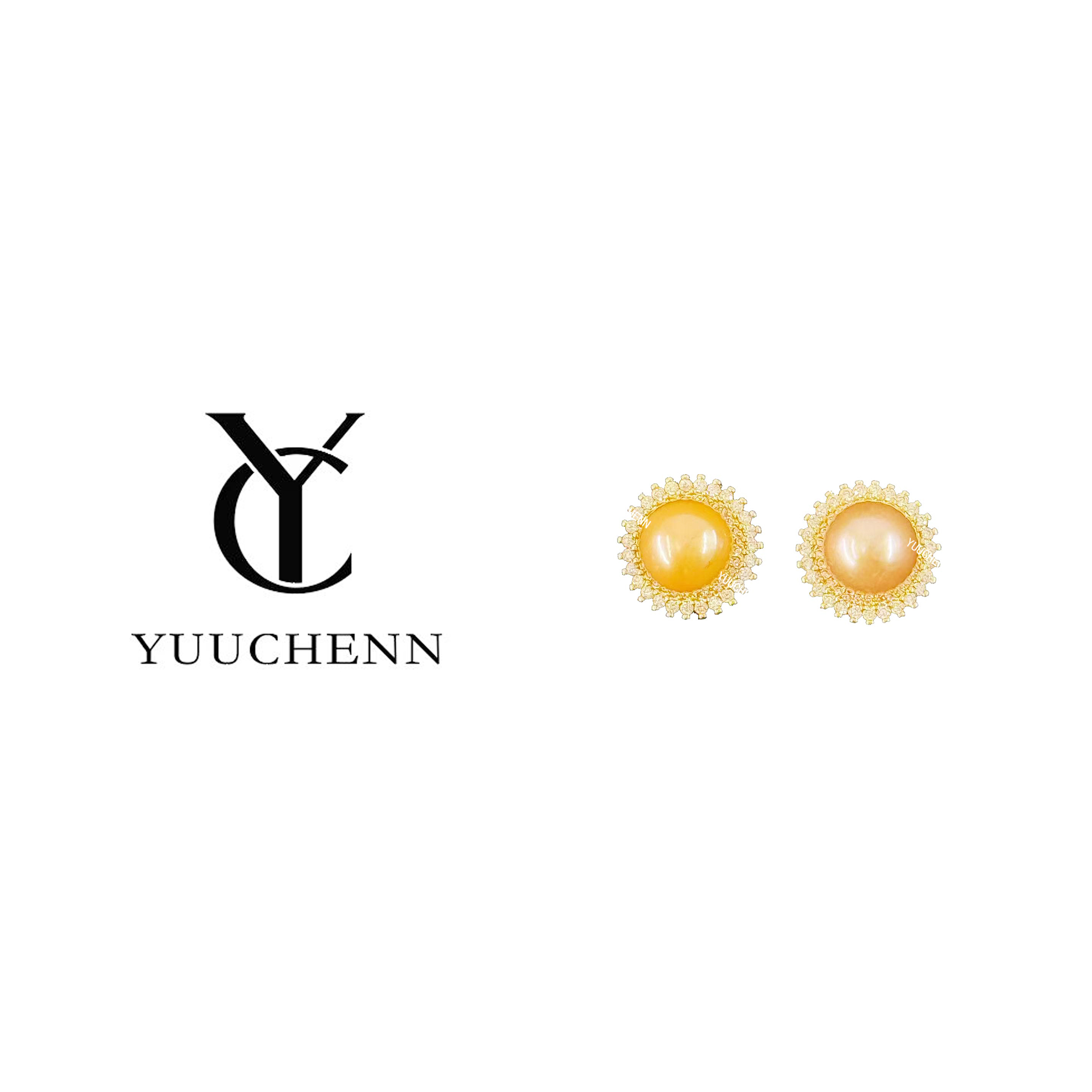 YUUCHENN. S925银         淡水珍珠百搭女士耳钉
