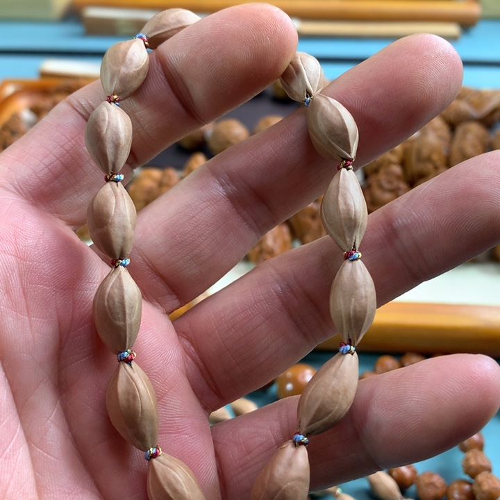 橄榄核手串/手链橄榄核雕，0.9素核