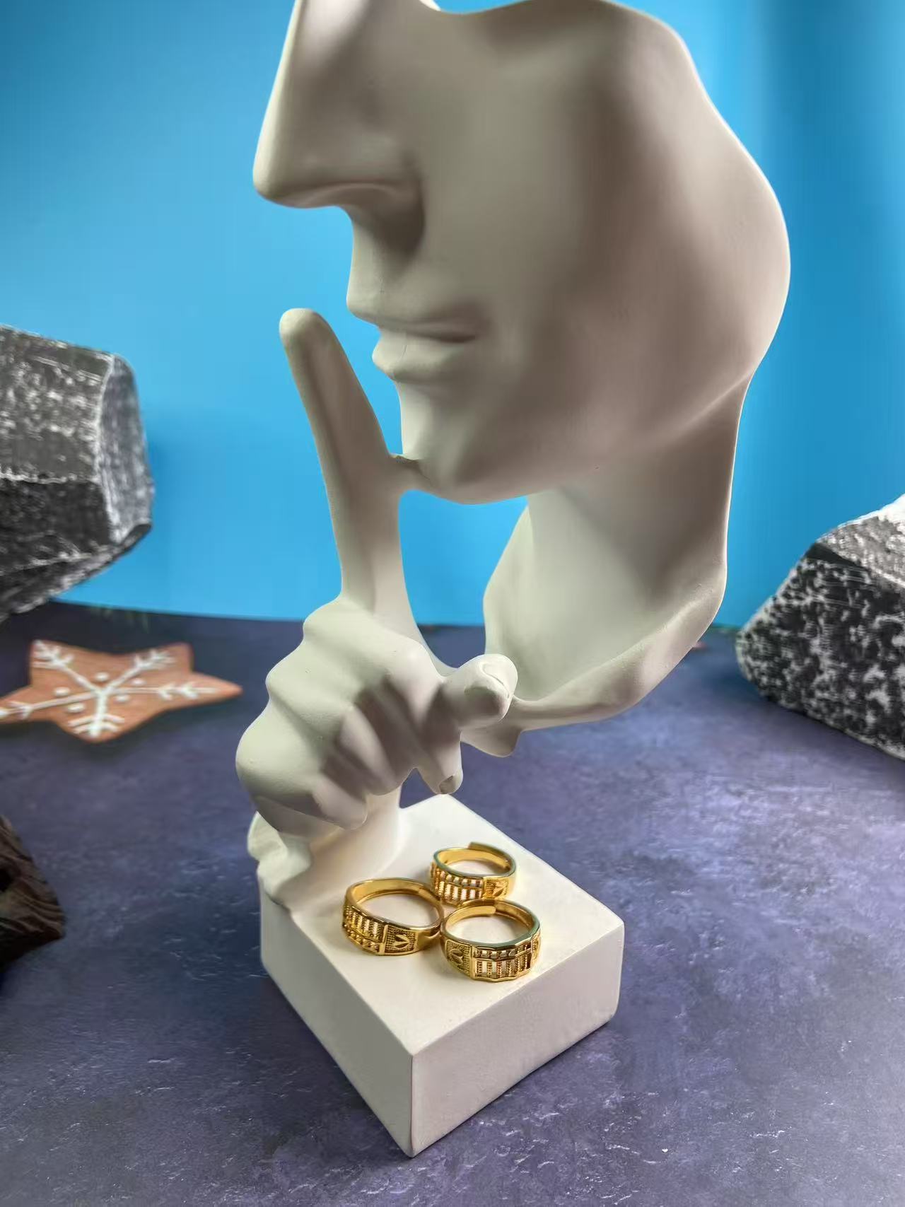 S110 精美算盘高端戒指创意摆饰参照物多样性发一