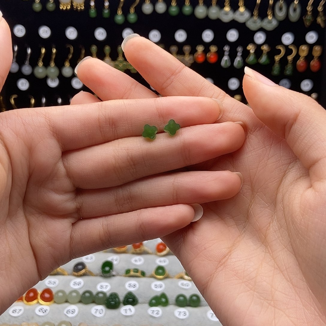 和田玉银S925镶嵌颈饰