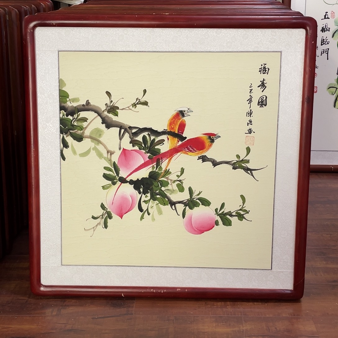 国画带框尺寸63*63厘米