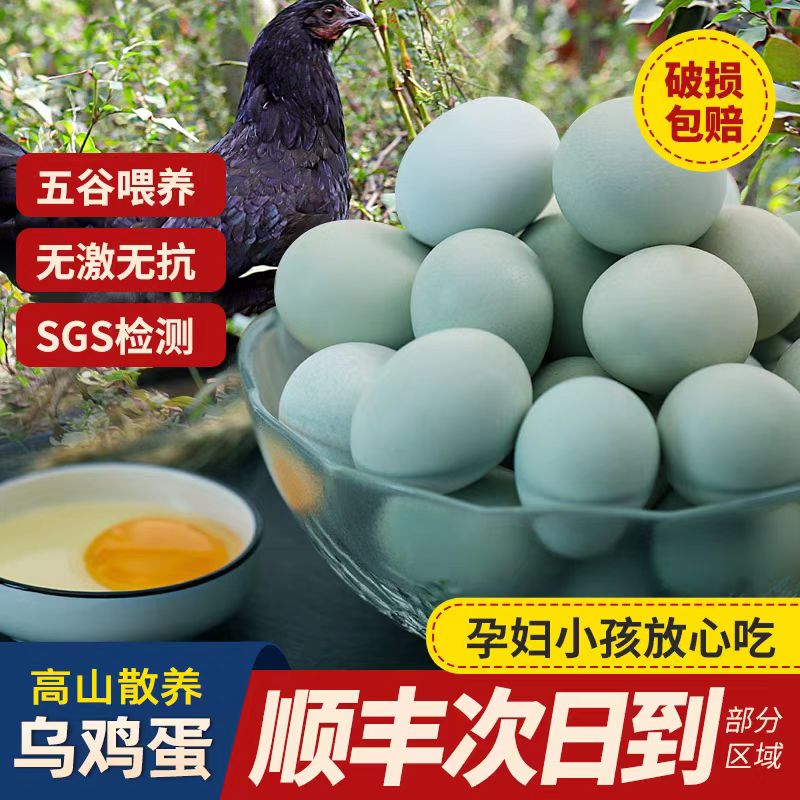 【顺丰包邮】双黄蛋农家散养绿壳土鸡蛋新鲜健康蛋营养丰富破损包赔