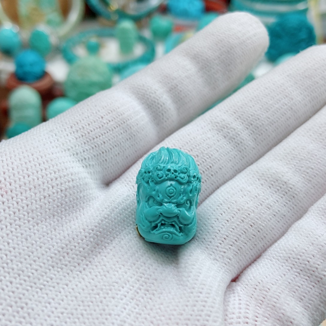绿松石未镶嵌黑天