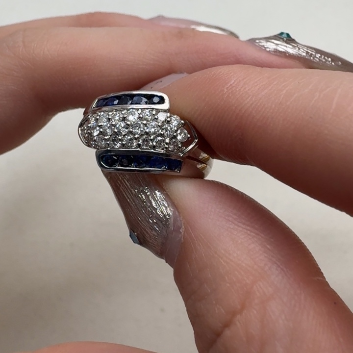 蓝宝石戒指未镶嵌