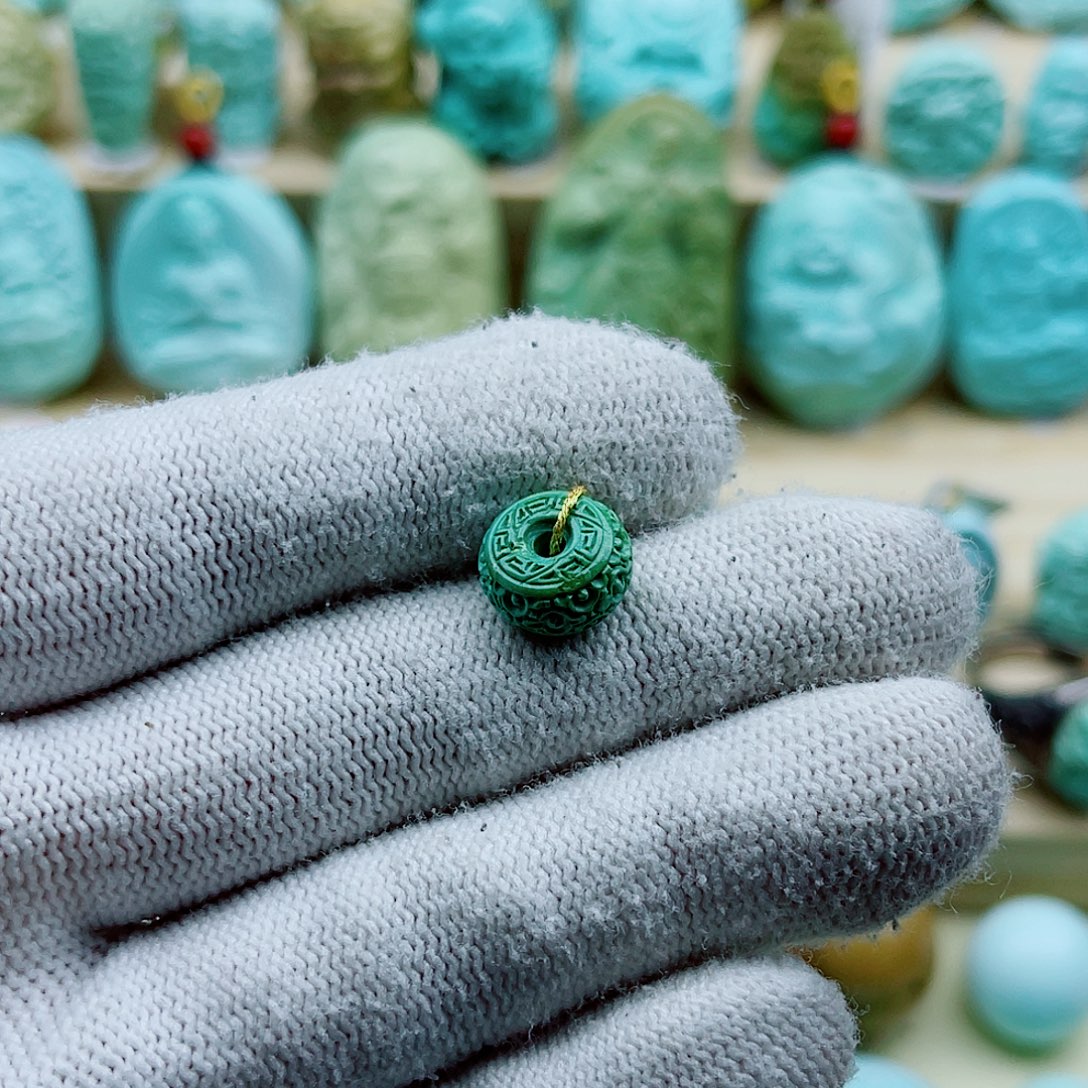 绿松石未镶嵌珠宝奇石11mm