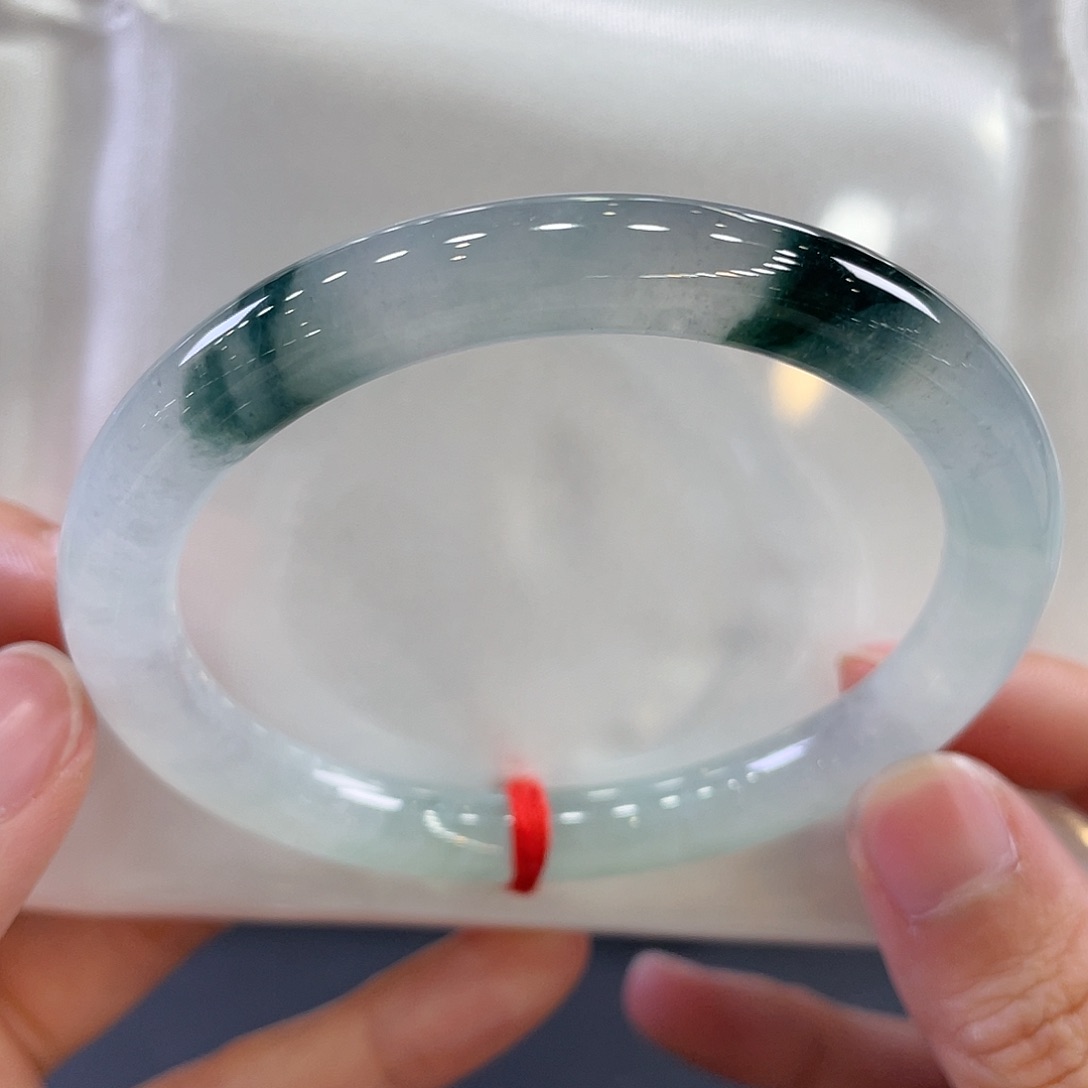 未镶嵌手镯翡翠5号圆条强推起光