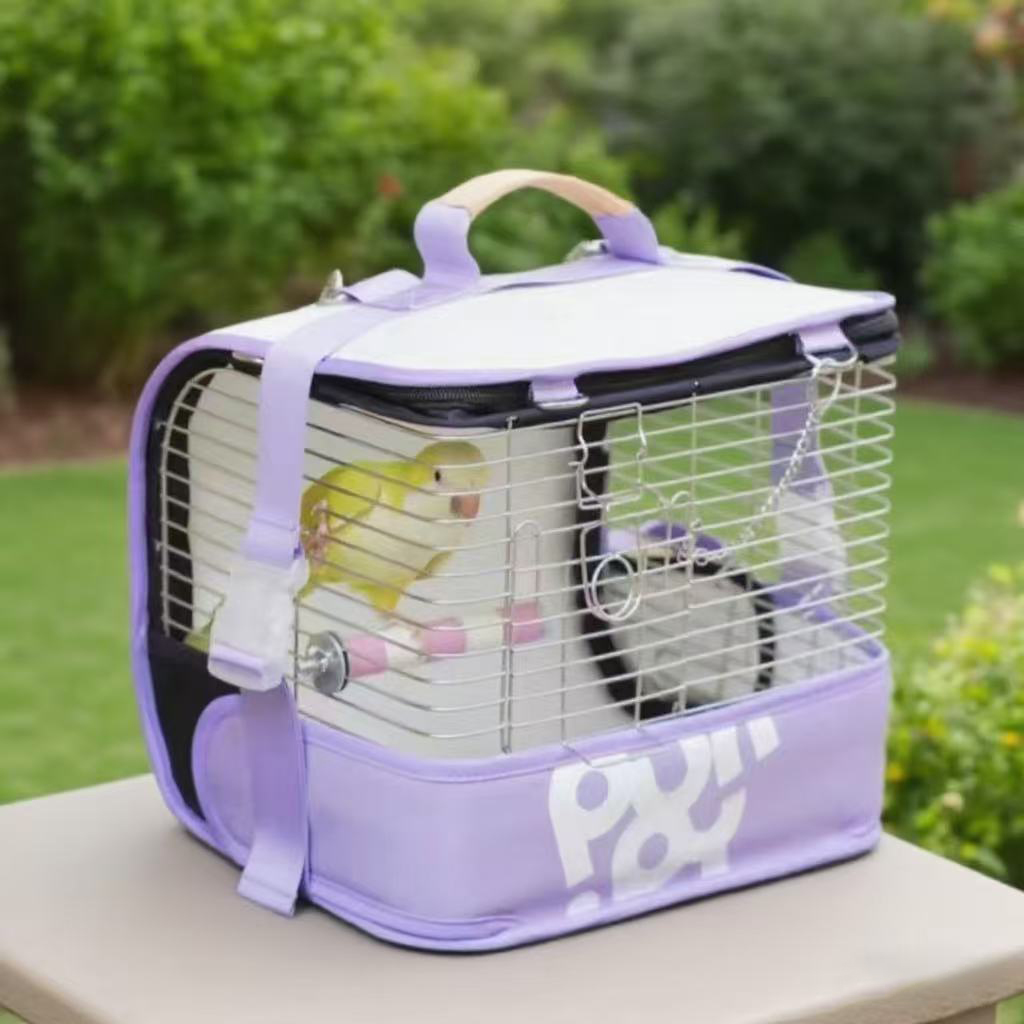 小鸟包鹦鹉外出笼户外便携虎皮牡丹专用外带鸟笼子观赏玄凤双肩包