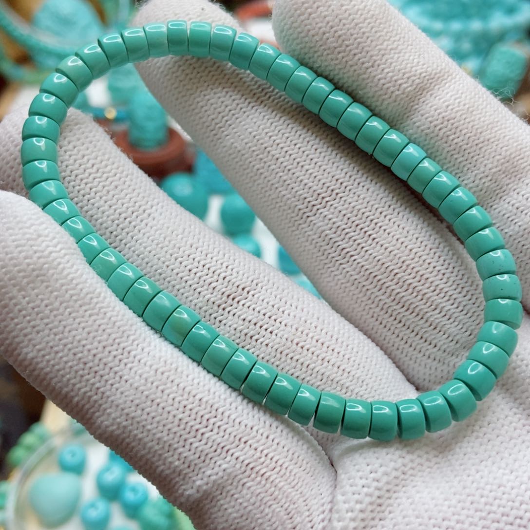 绿松石珠子未镶嵌