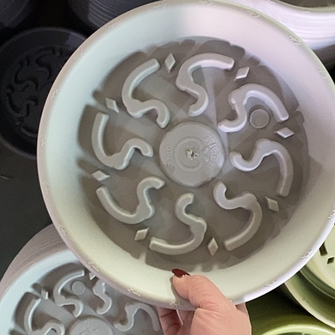 树脂睿****儿托240灰白6个