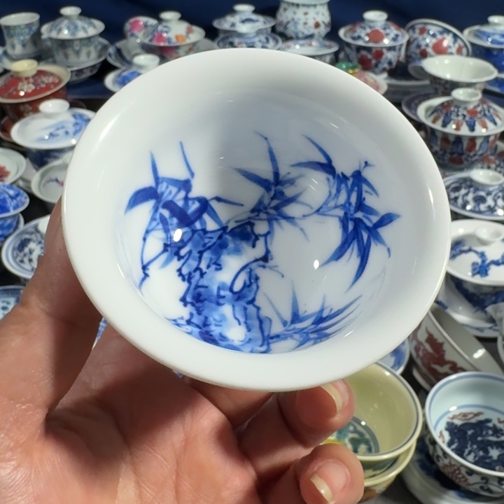 景德镇手工手绘杯