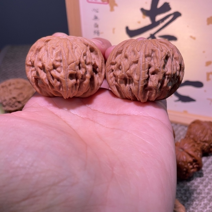 文玩核桃吊坠42入门级正磨