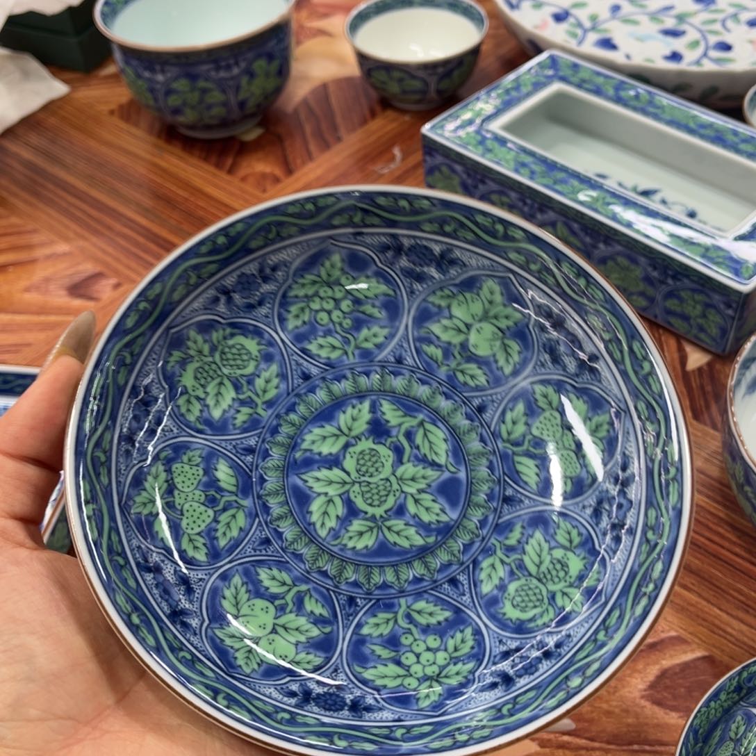 瓷片库山盘—-15.5-库山