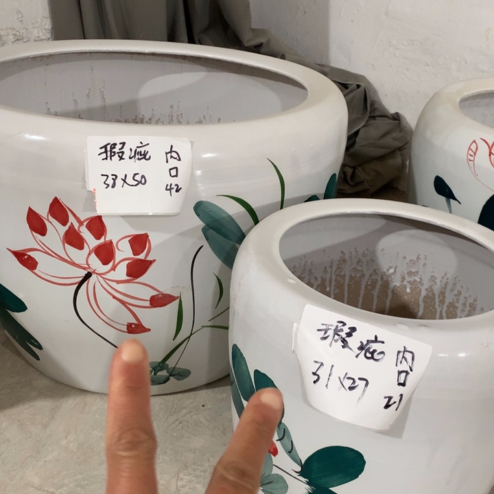 【闪购商品】红陶高温陶瓷花盆默认瑕疵