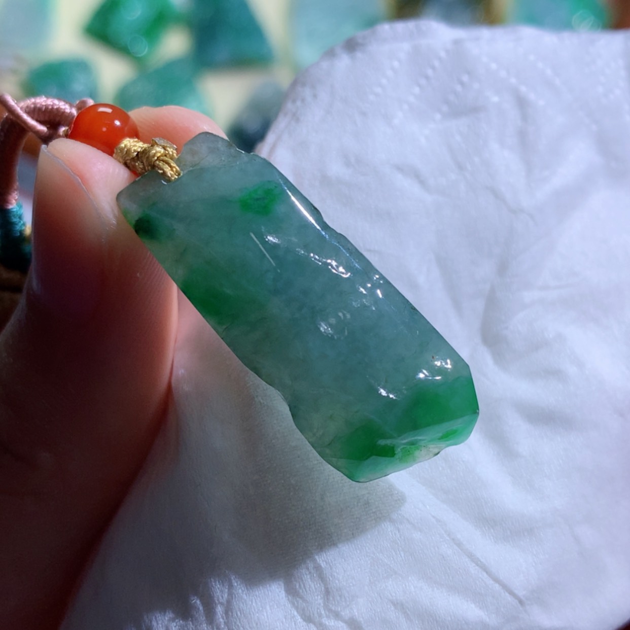 【闪购商品】翡翠吊坠(不含链)未镶嵌 5494