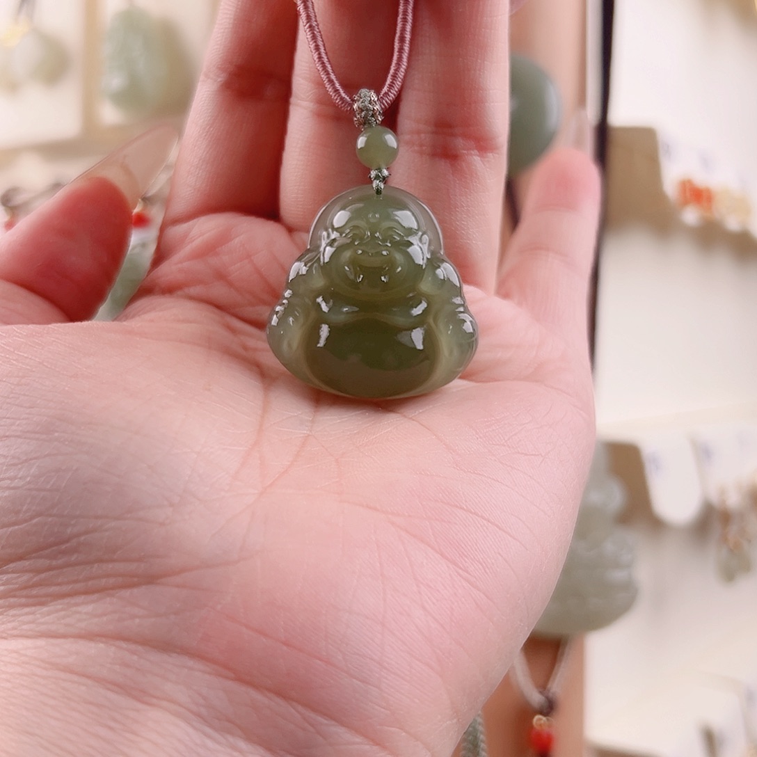 和田玉吊坠(不含链)未镶嵌初*