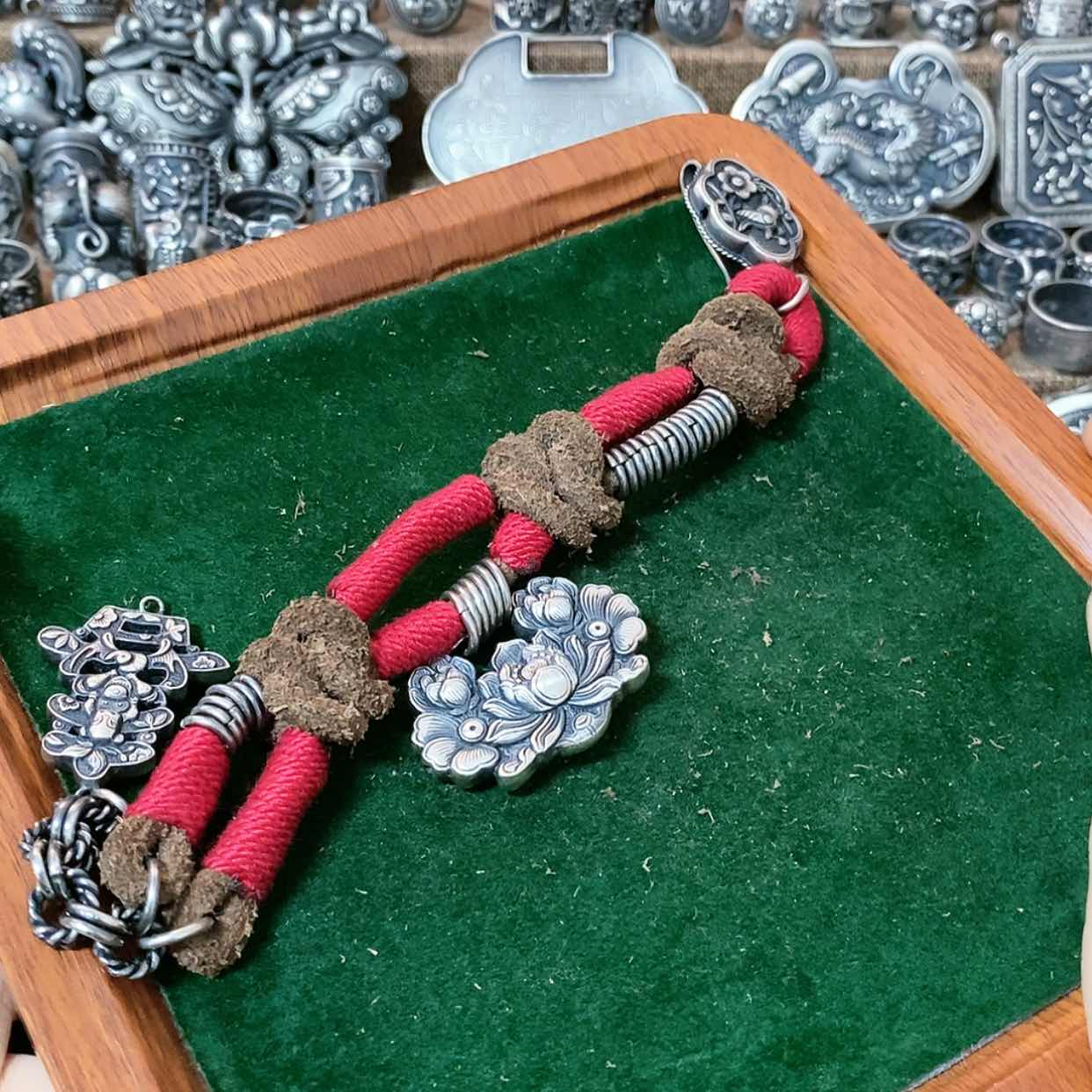 【闪购商品】橄榄核手串/手链复古足银990