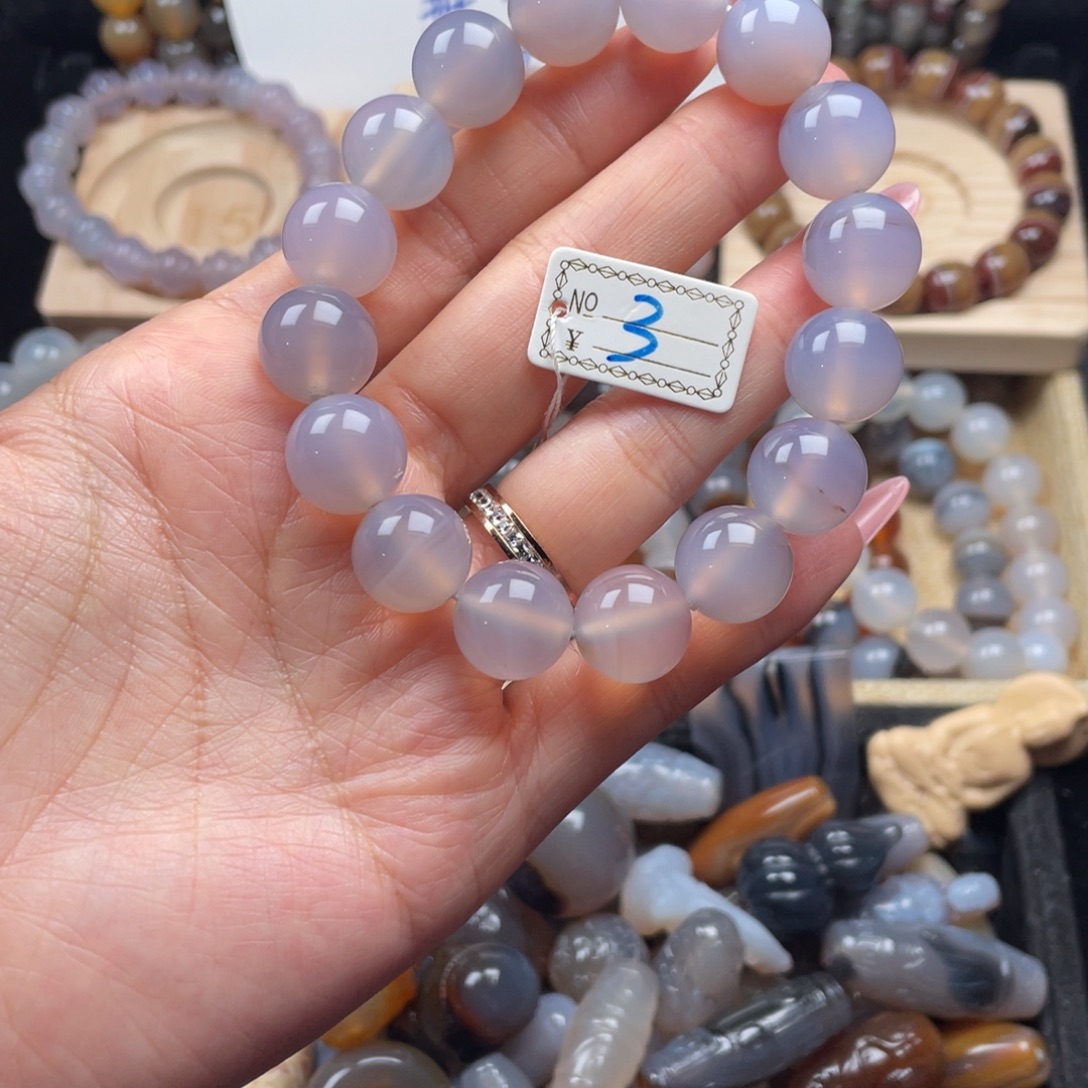 玛瑙/玉髓未镶嵌手链