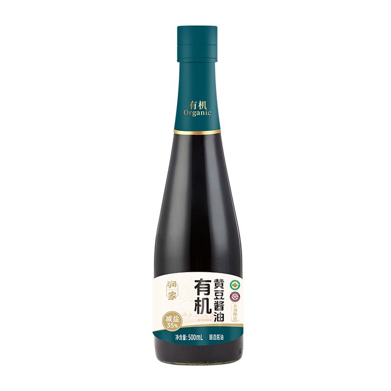 润家木桶酿造有机黄豆酱油500ml
