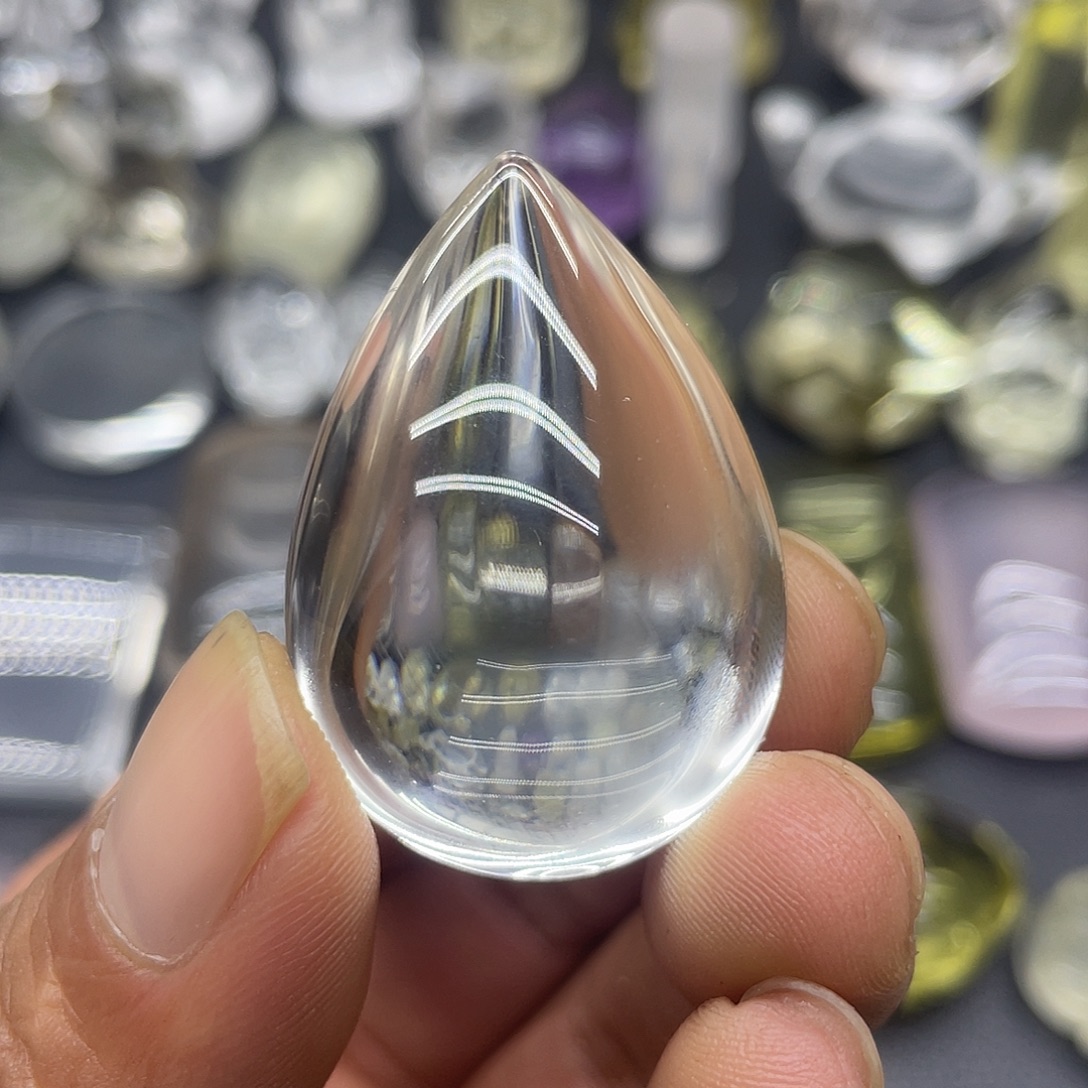 水晶未镶嵌颈饰挂件