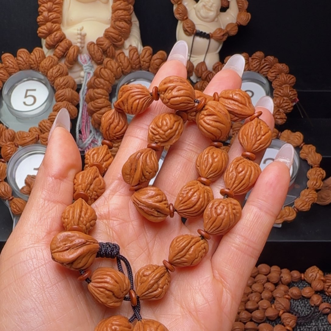 倾***城桃核手串生命之源长手持