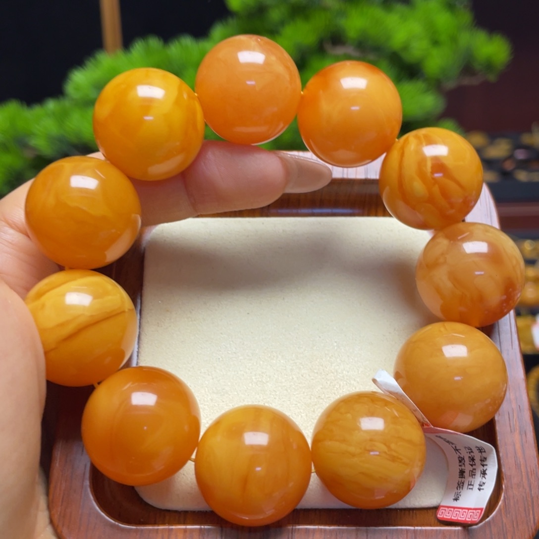 蜜蜡手链未镶嵌手串