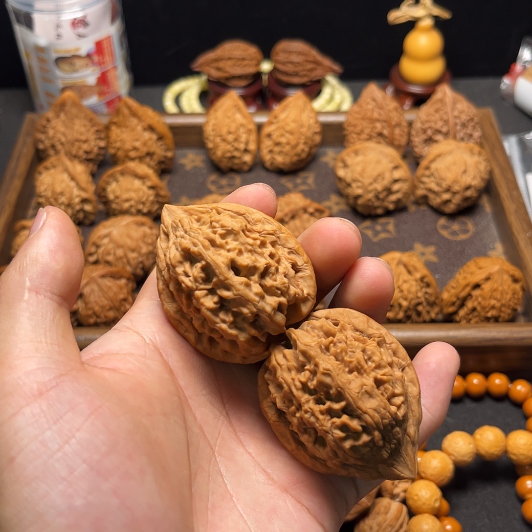 俺***蒙核桃手串/手链老树大沽石42