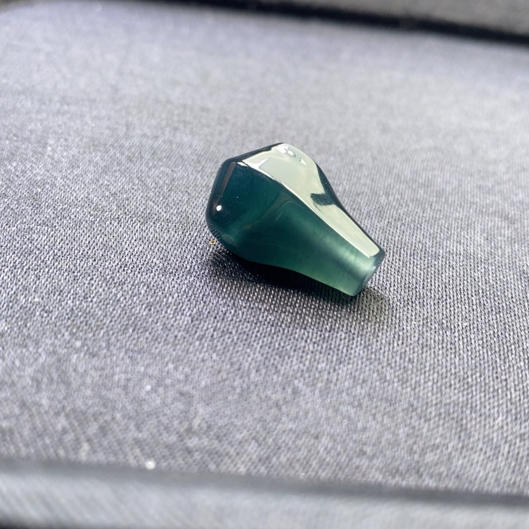 翡翠未镶嵌手链卡12➕鲨鱼背三通