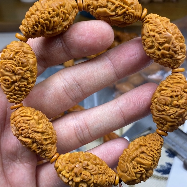 橄榄核手串/手链橄榄核雕工艺手串