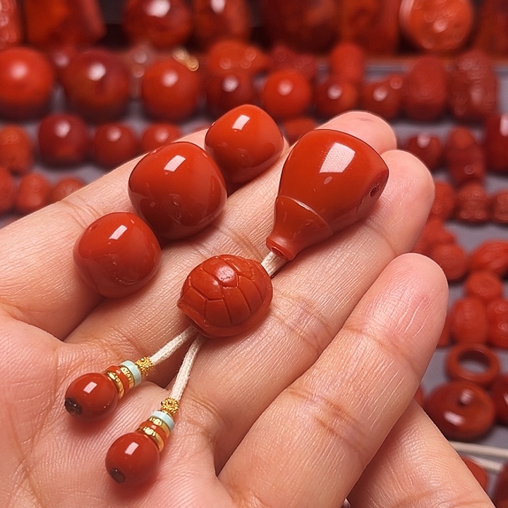 皇***灶南红玛瑙未镶嵌配饰套餐