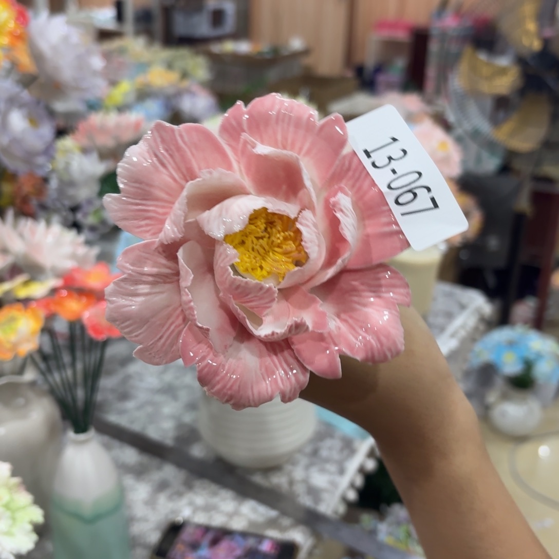 1367 陶瓷花，拍满20发货，退款拉黑