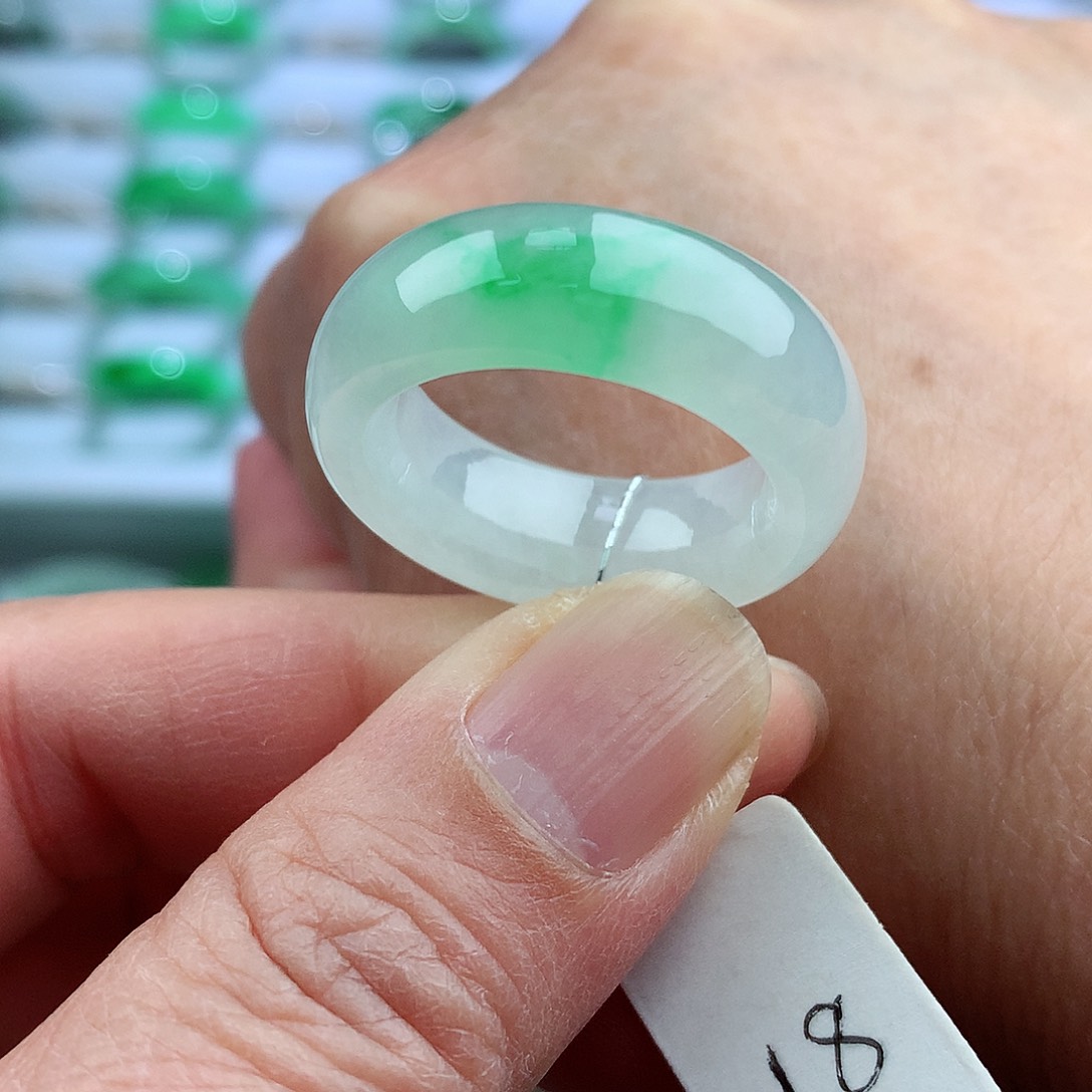 未镶嵌戒指翡翠18号