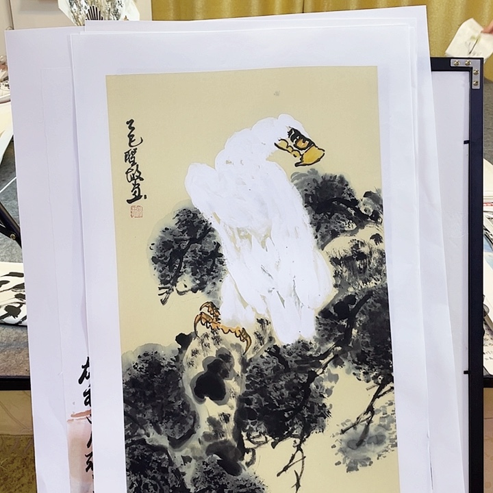 国画张圣敏先生纯手绘作品